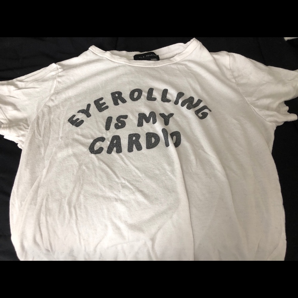 L.A hearts t shirt